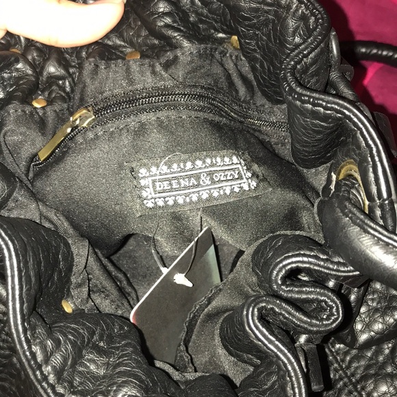 NEW Deena & Ozzy Faux Leather Handbag - Picture 7 of 8